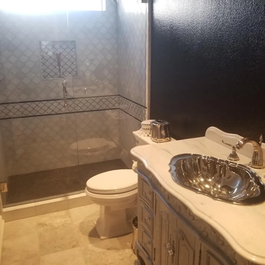 Professional plumbing work and bathroom remodeling in Becker