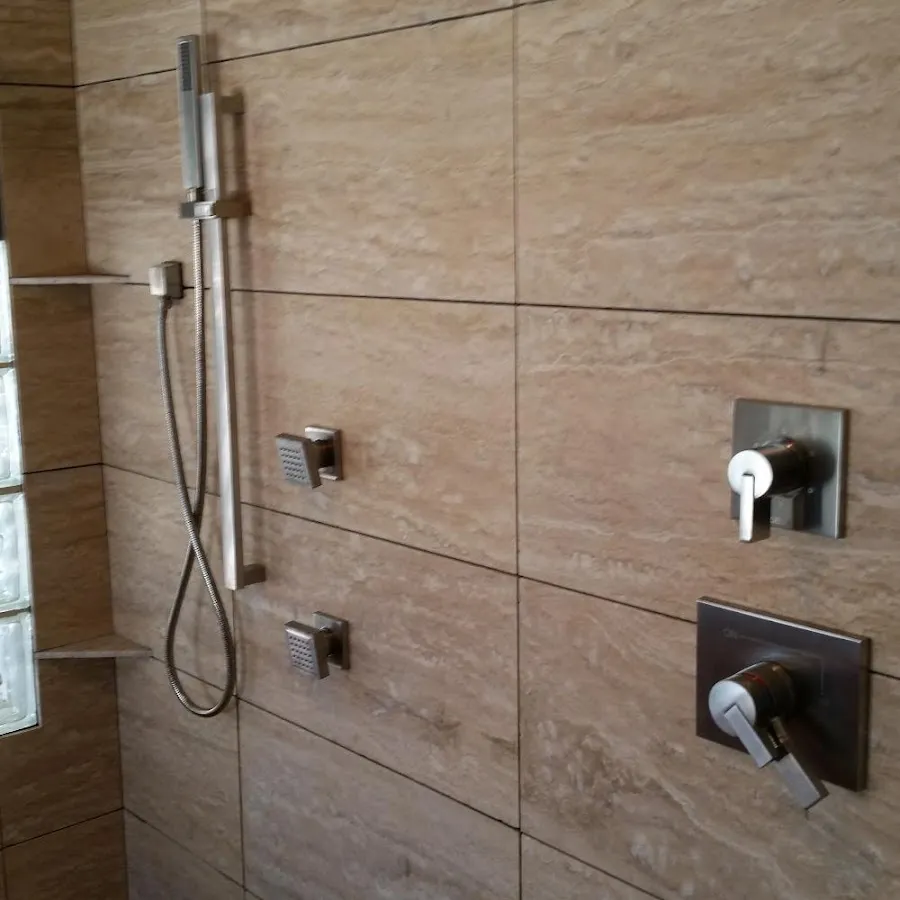Shower fixture installation for Gas Line Repair in Becker